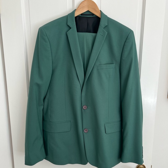 ASOS Green Pantsuit Elegant Formal Wear - Picture 1 of 7